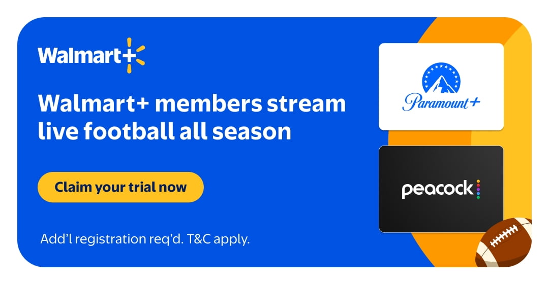 Walmart+ members stream live football all season