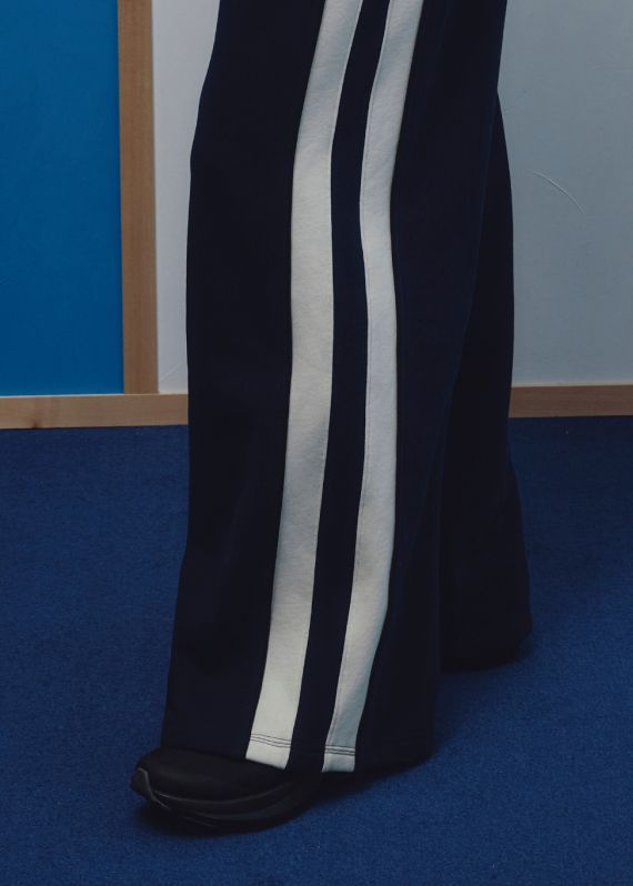 Women's Steady State Oversized Funnel Full Zip Stripe