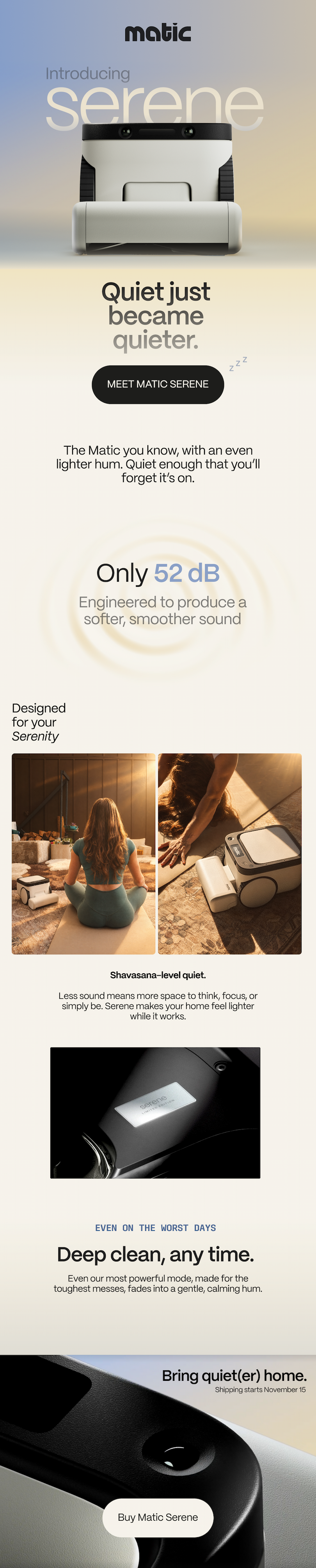 Introducing Matic Serene