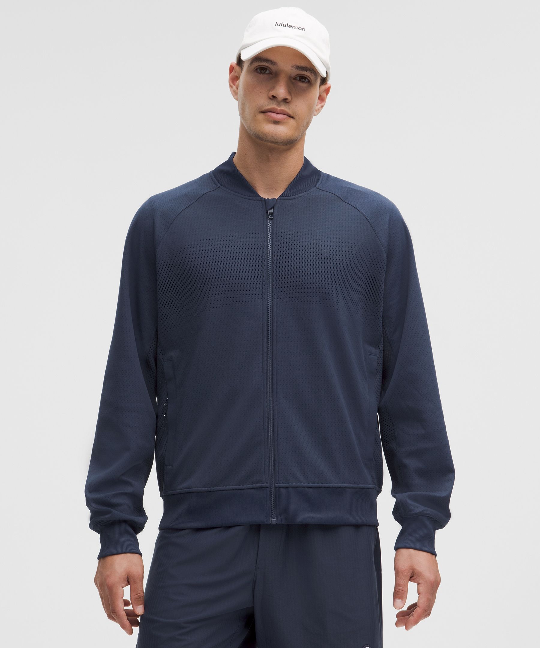 Men's Engineered Knit Mesh Tennis Jacket