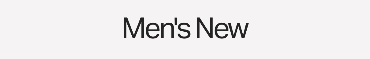 Men's New