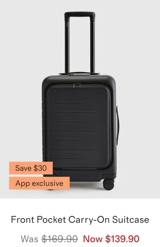 Front Pocket Carry-On Suitcase