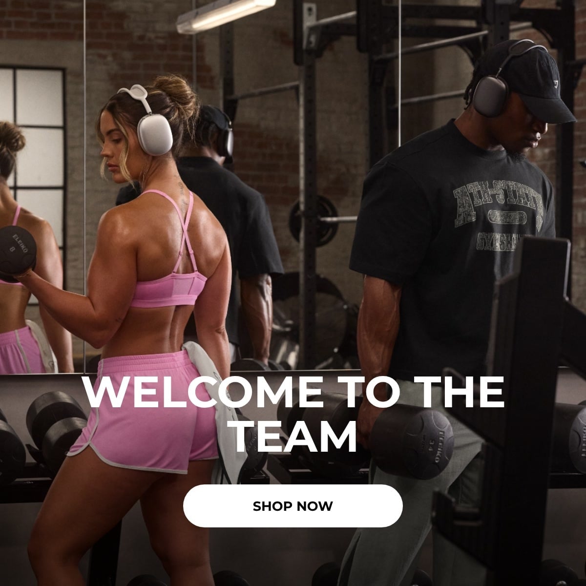 WELCOME TO THE TEAM. SHOP NOW.