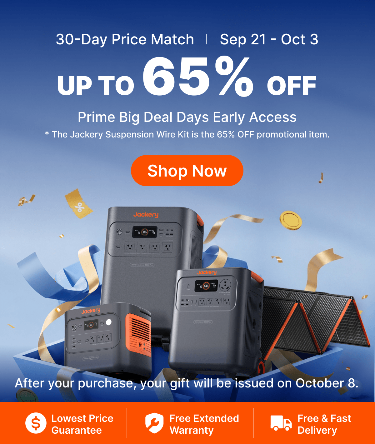 30-Day Price Match  Sep 21 - Oct 3 UP To 65% OFF Prime Big Deal Days Early Access