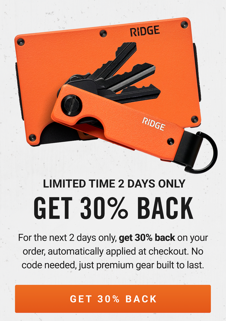 Limited Time: Get 30% Back on Your Order