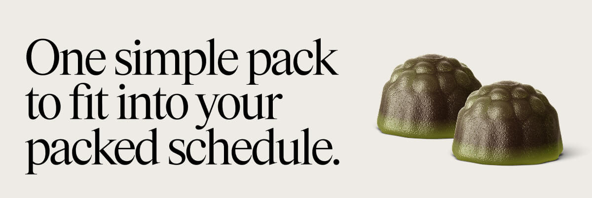 One simple pack to fit into your packed schedule