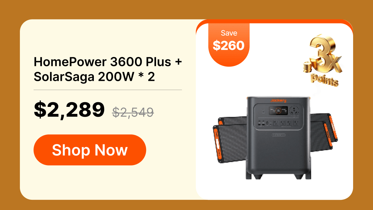 HomePower 3600 Plus +SolarSaga 200W * 2