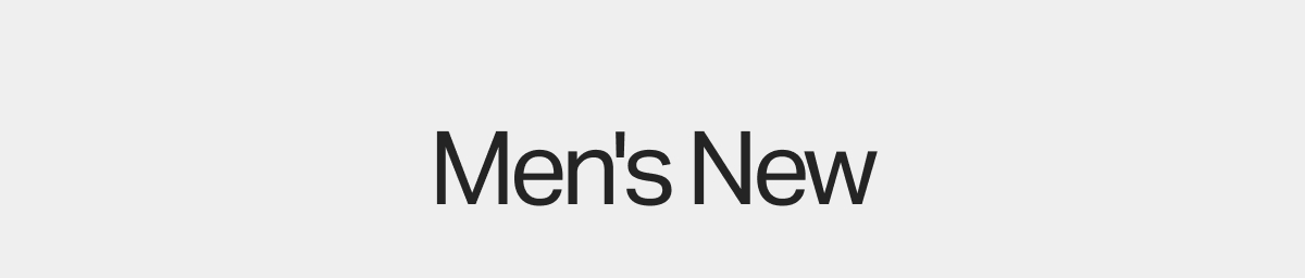 Men's New