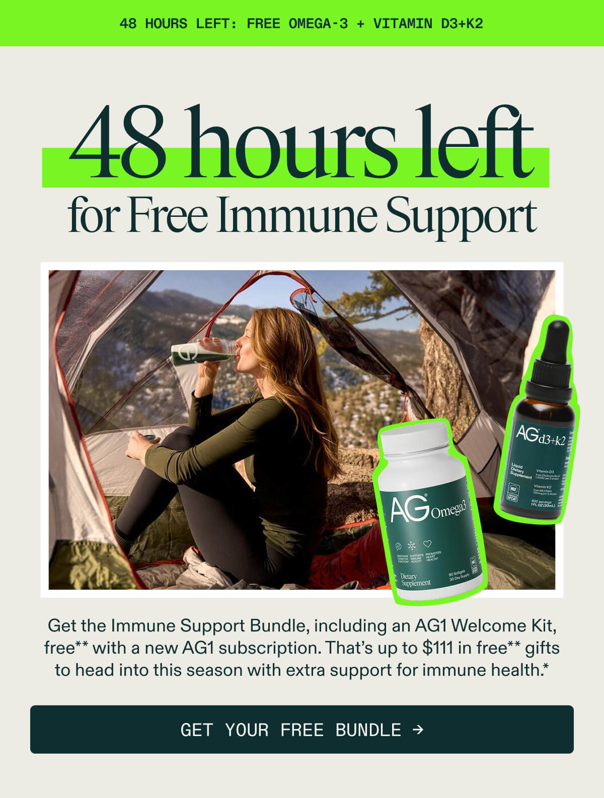 48 Hours Left for Free Immune Support Bundle