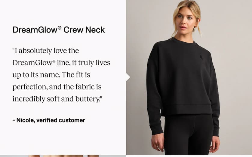 DreamGlow&reg; Crew Neck