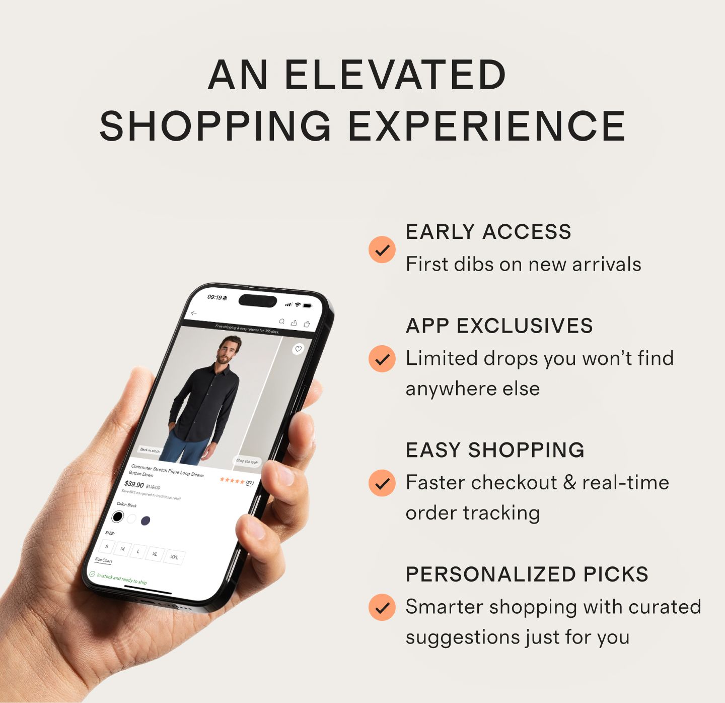 AN ELEVATED SHOPPING EXPERIENCE
