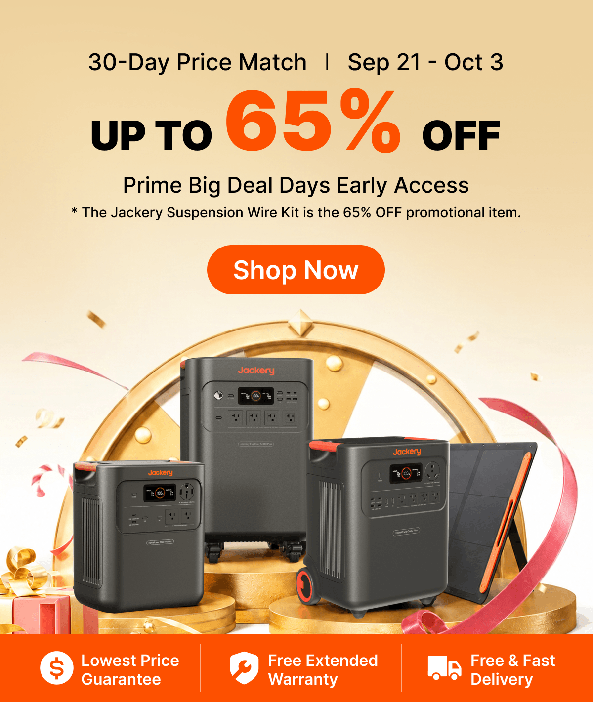 30-Day Price Match | Sep 21 - Oct 3 UP TO 65% oFF