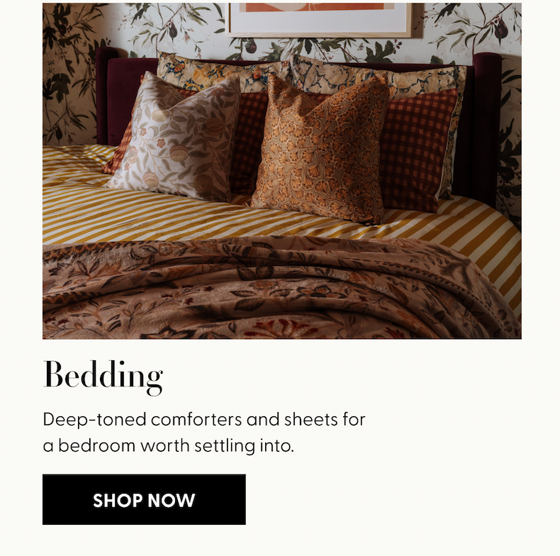 Shop bedding | deep toned comforters and sheets