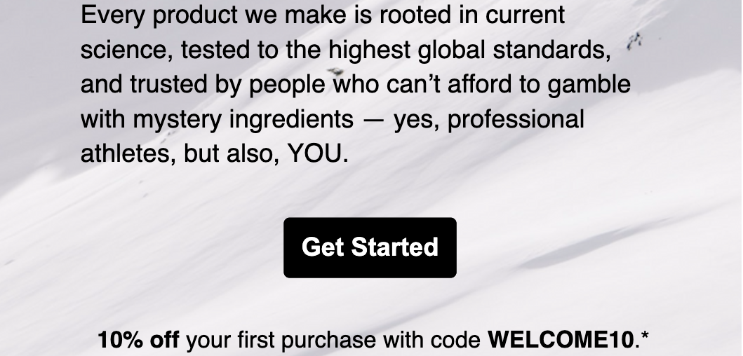 Use code WELCOME10 for 10% off your first purchase