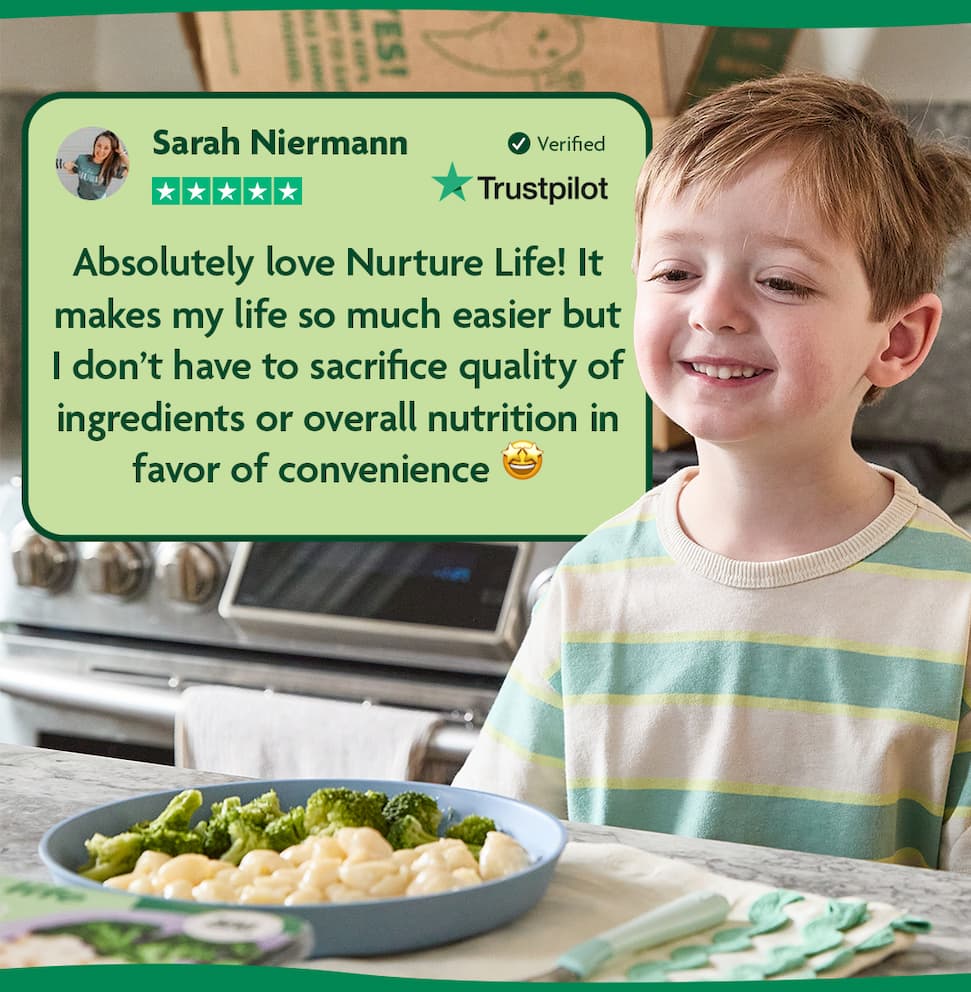 5-star TrustPilot review for Nurture Life