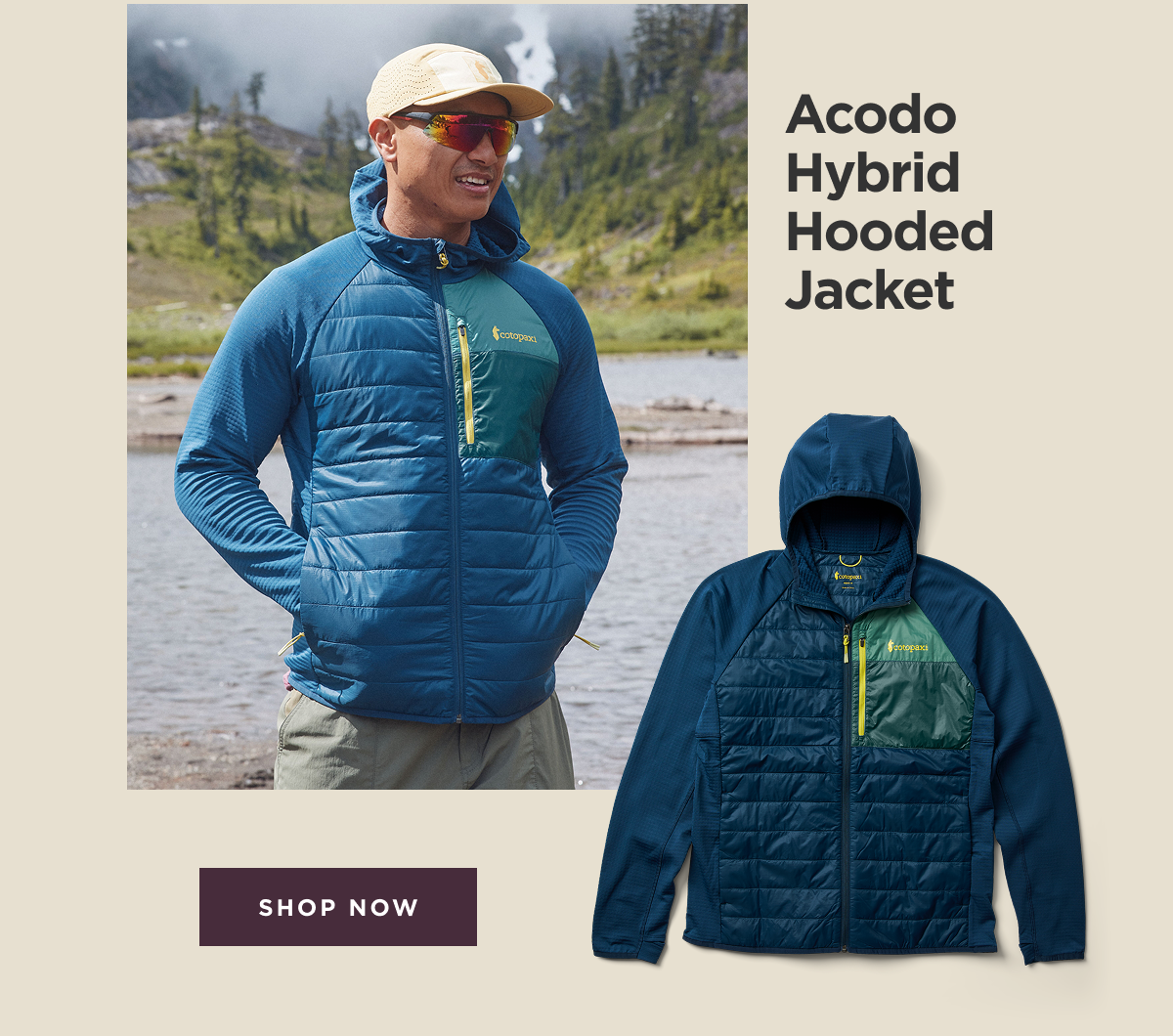 Acodo Hybrid Hooded Jacket - Men's