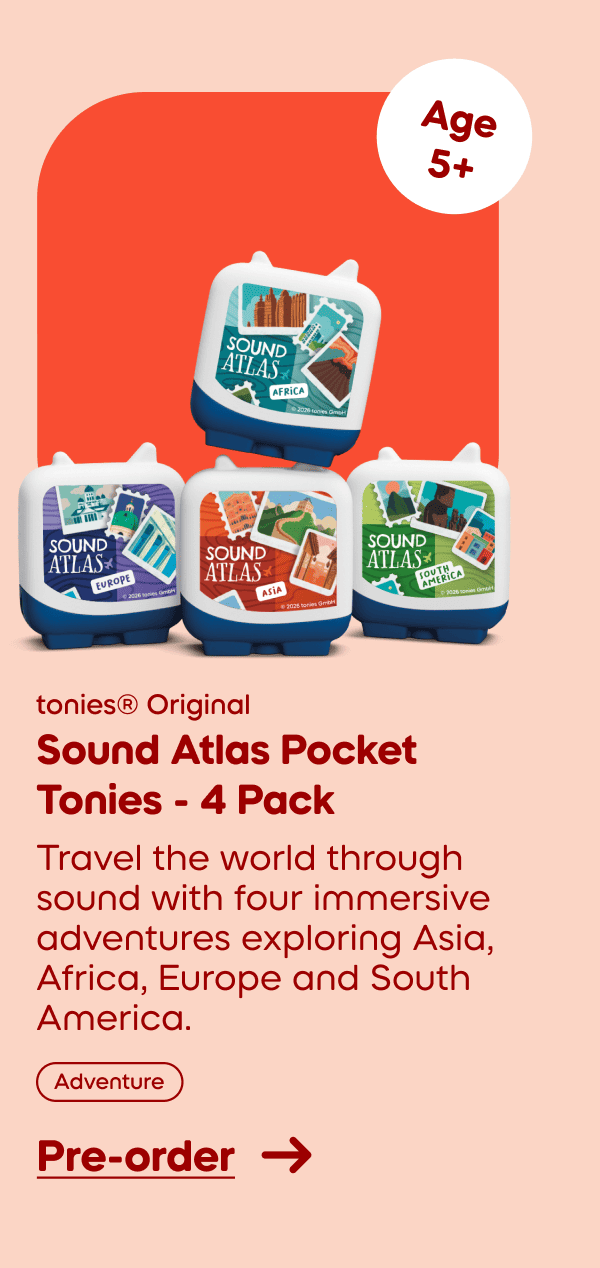 Sound Atlas Pocket Tonies - 4 Pack