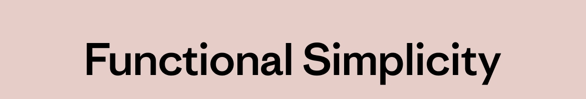 Functional Simplicity