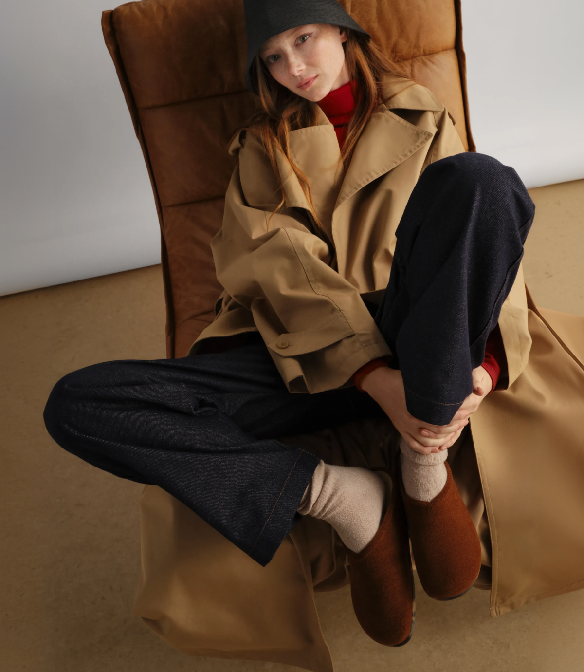 Woman in Russet Clog