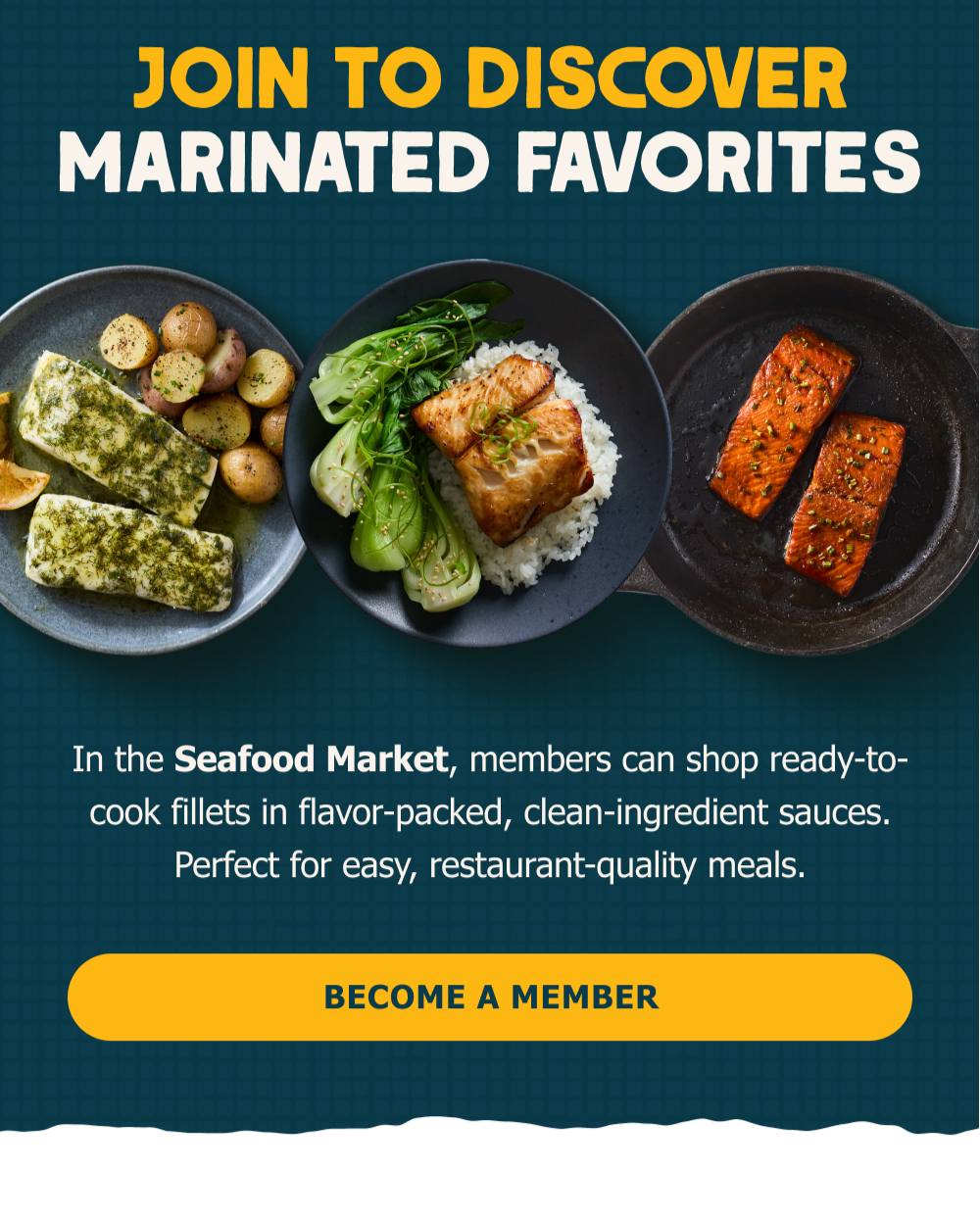 Join to Discover Marinated Favorites