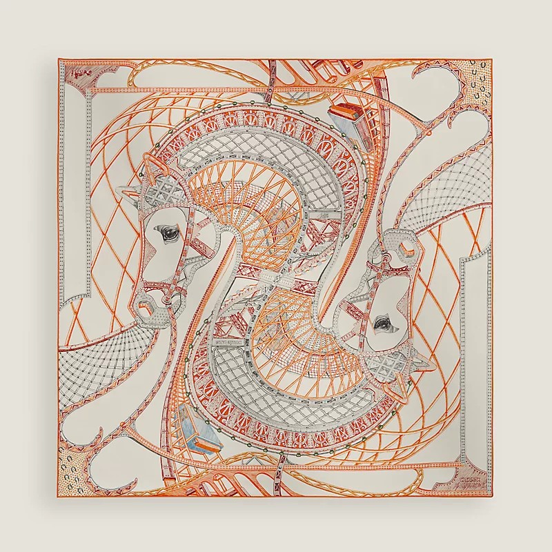 Visual of Chevaux d'Hephaistos scarf 90