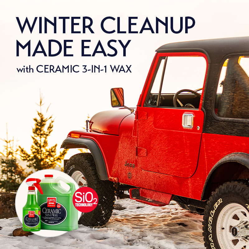 Winter cleanup made easy with Ceramic 3-in-1 Wax