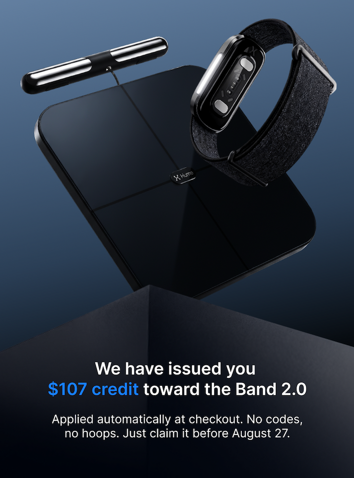 That credit toward the Band is already applied, no codes needed, just there for the taking.