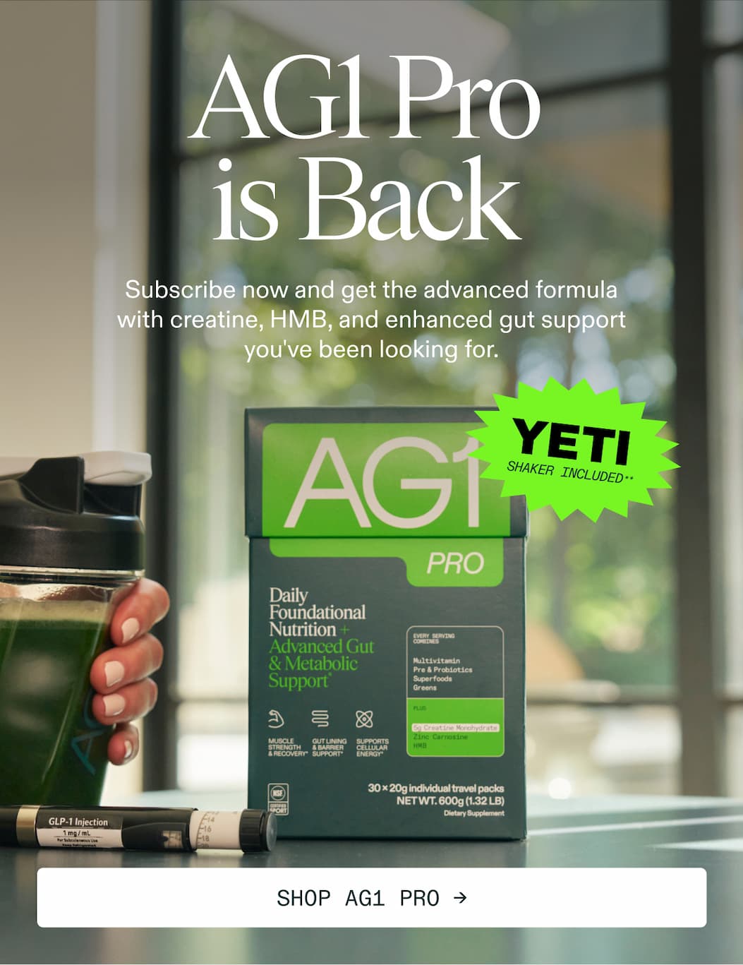 Shop AG1 Pro Now