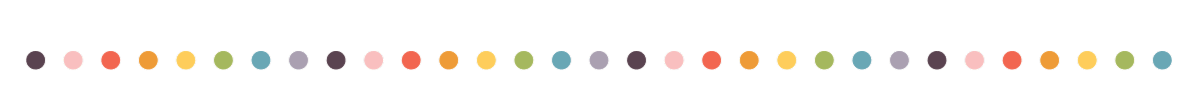 Decorative dot divider