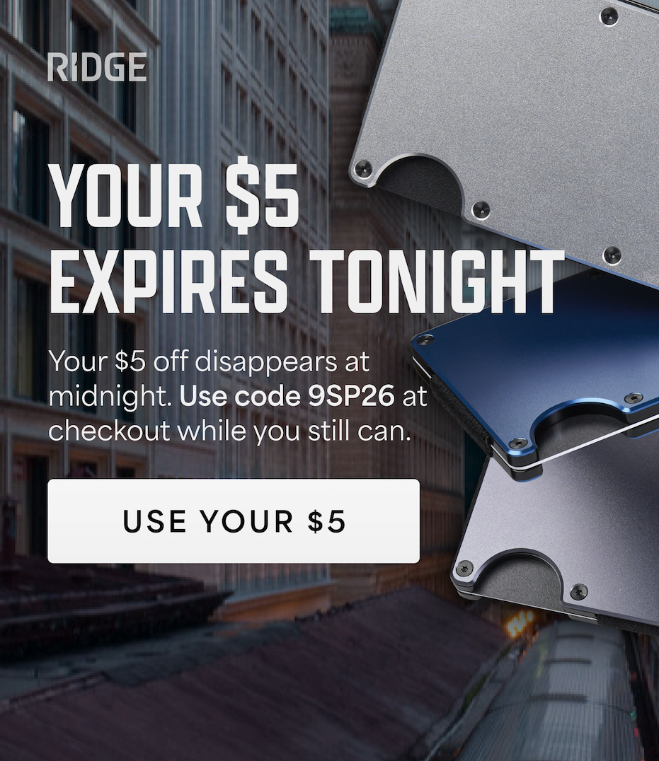Your $5 Expires Tonight