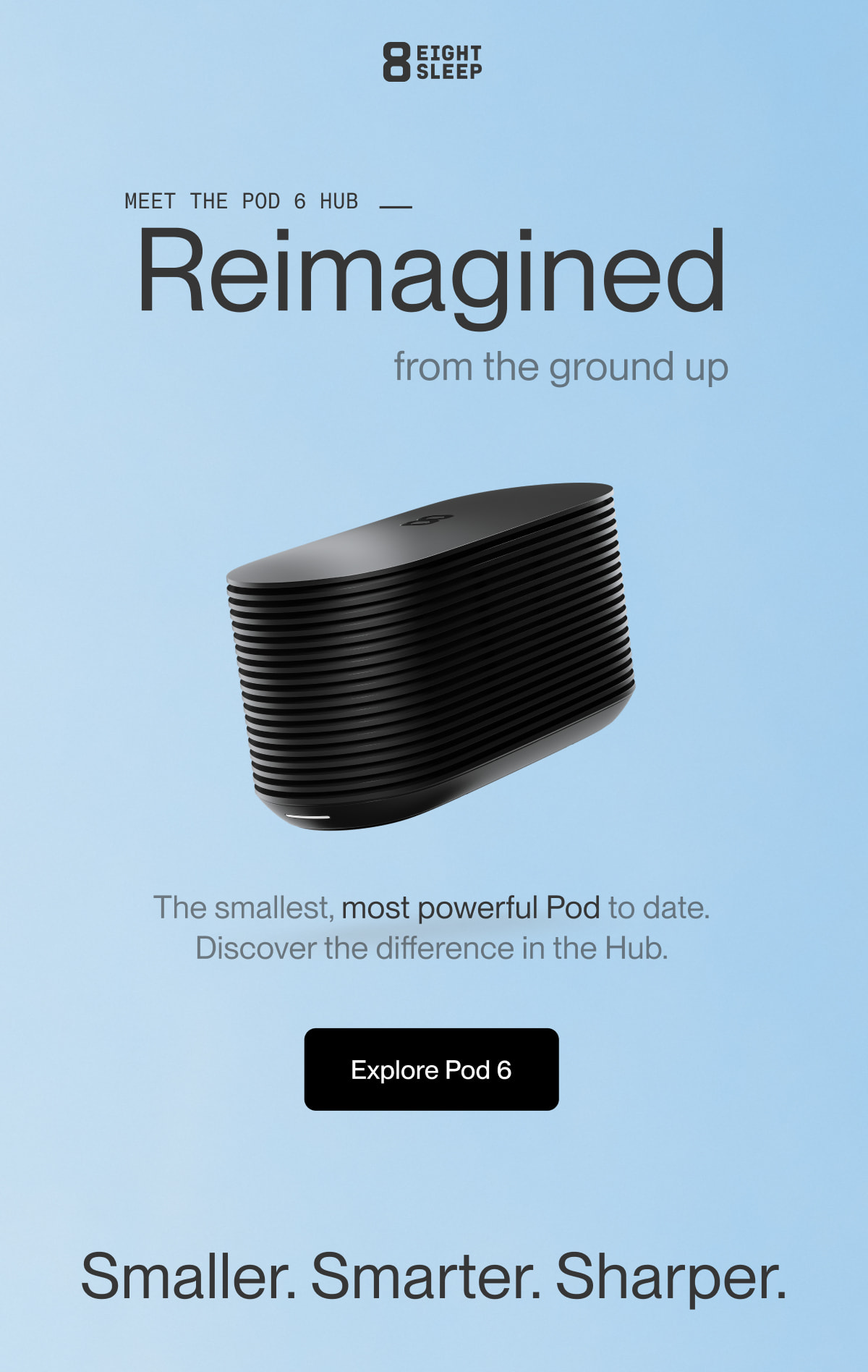 meet the pod 6 hub Reimagined from the ground up