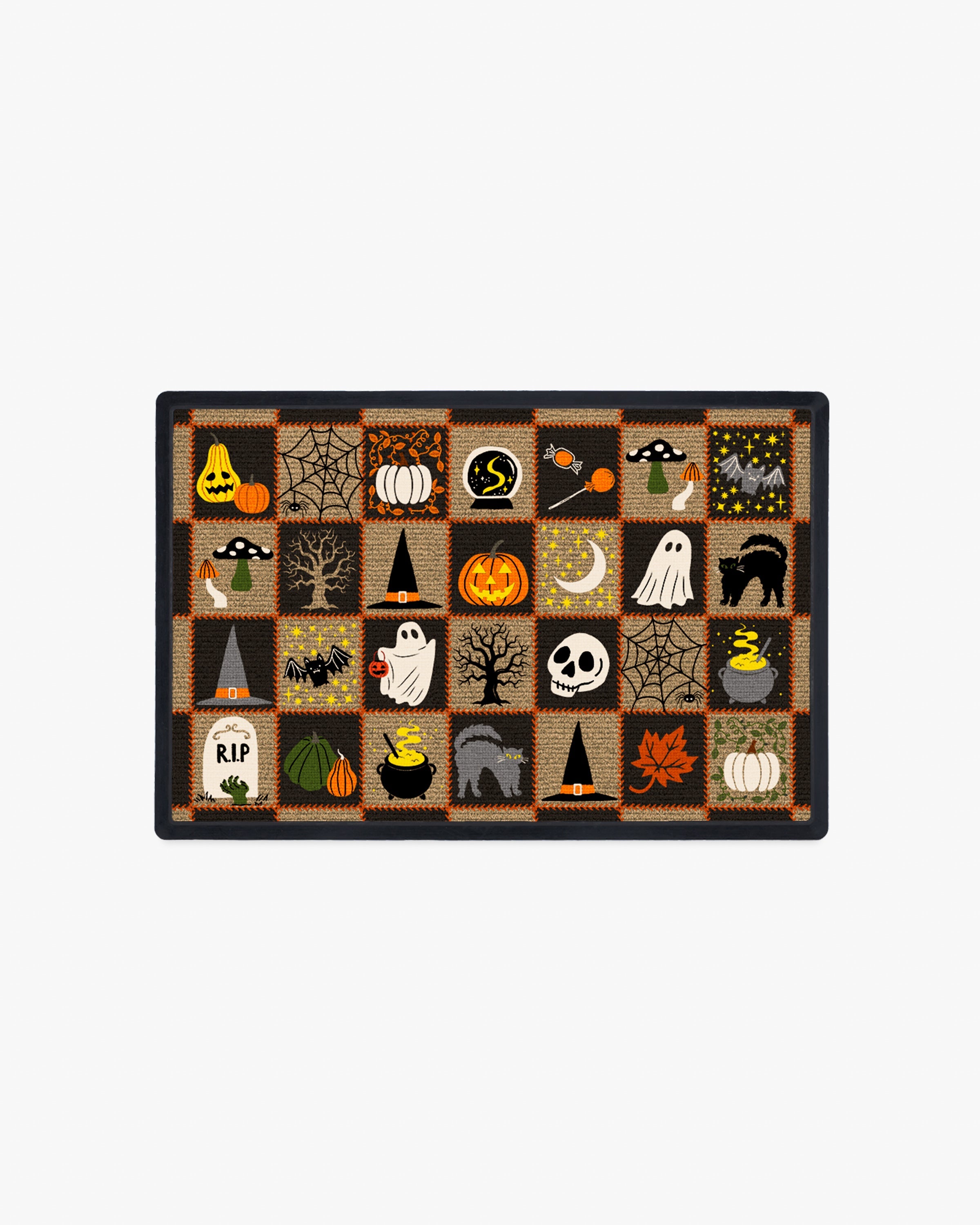 Spooky Patchwork Doormat