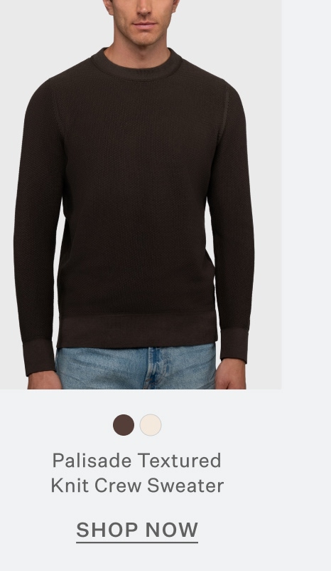 Palisade Textured Knit Crew Sweater