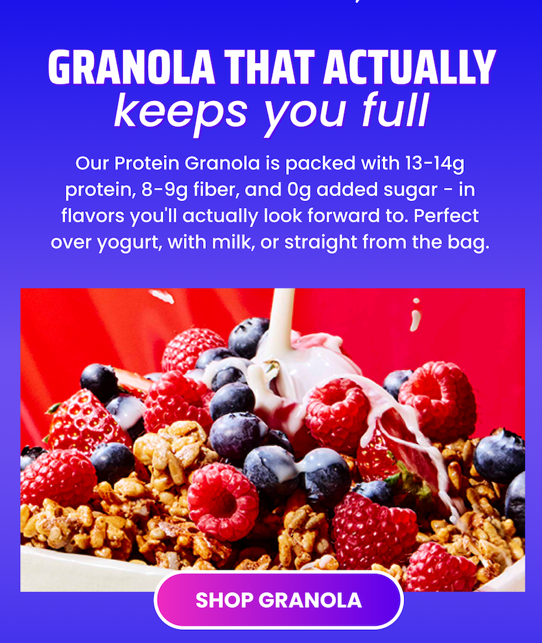Granola that actually keeps you full