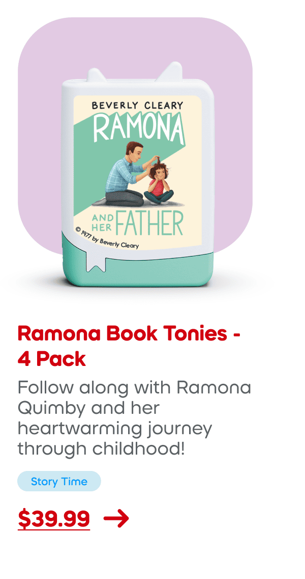 Shop Ramona Audiobook Tonies - 4 pack