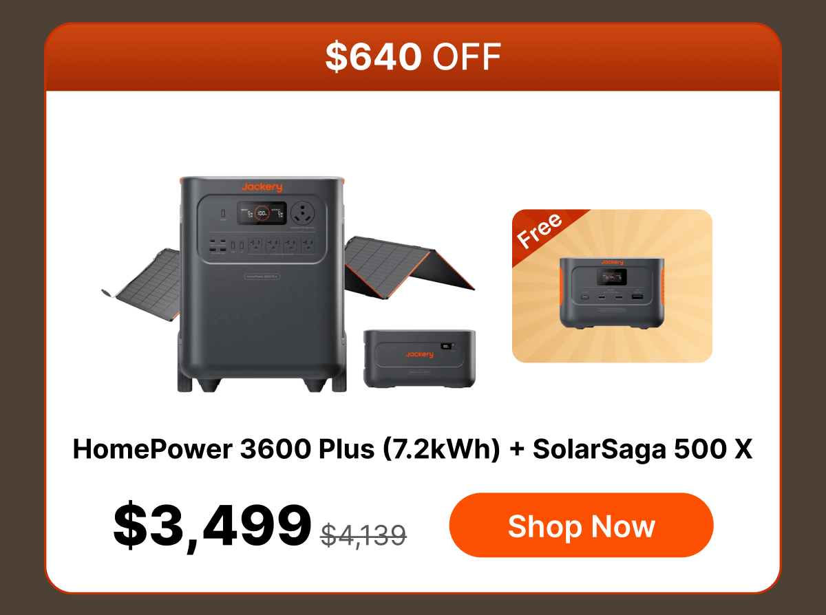 HomePower 3600 Plus (7.2kWh) + SolarSaga 500 X