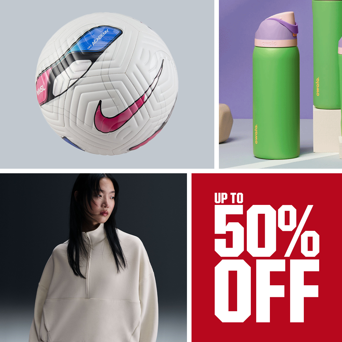 Up to 50% off.