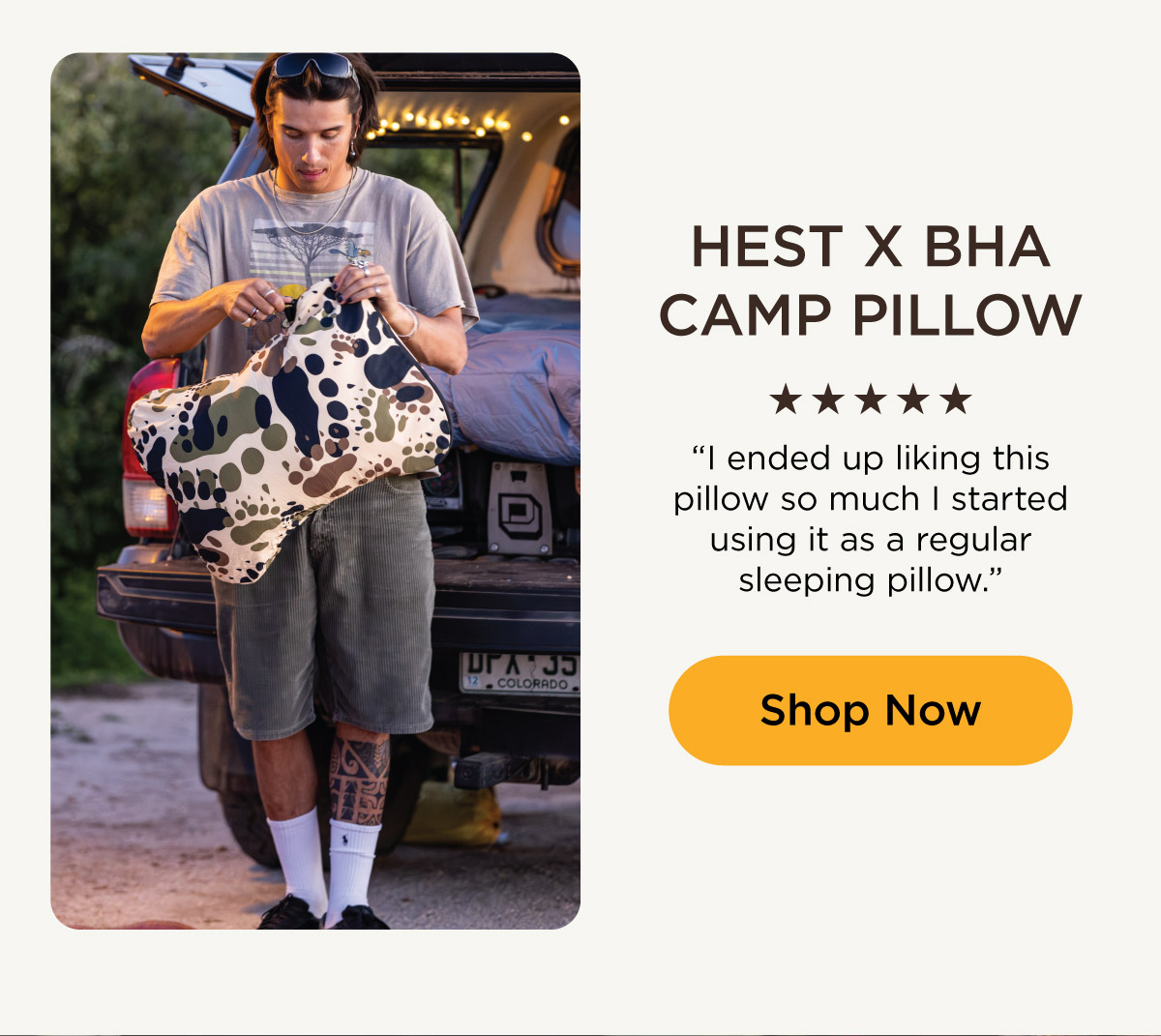 Shop HEST x BHA Camp Pillow