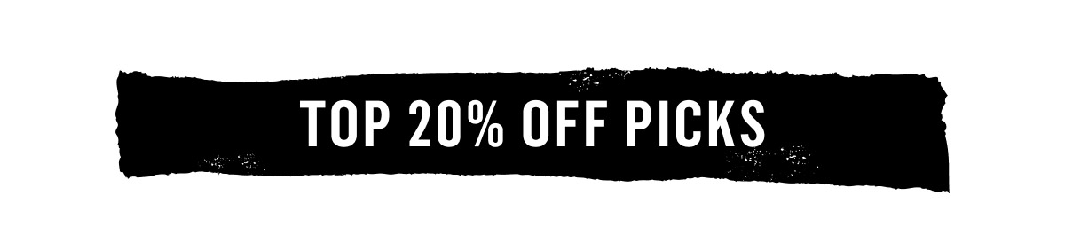 Top 20% off picks