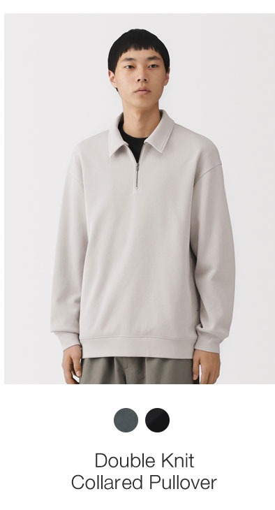 Shop Double Knit Collared Pullover