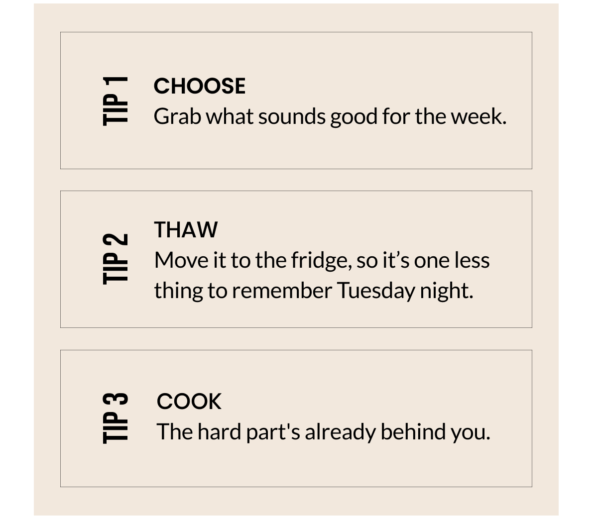 3 Steps to Solve Sunday's Dinner