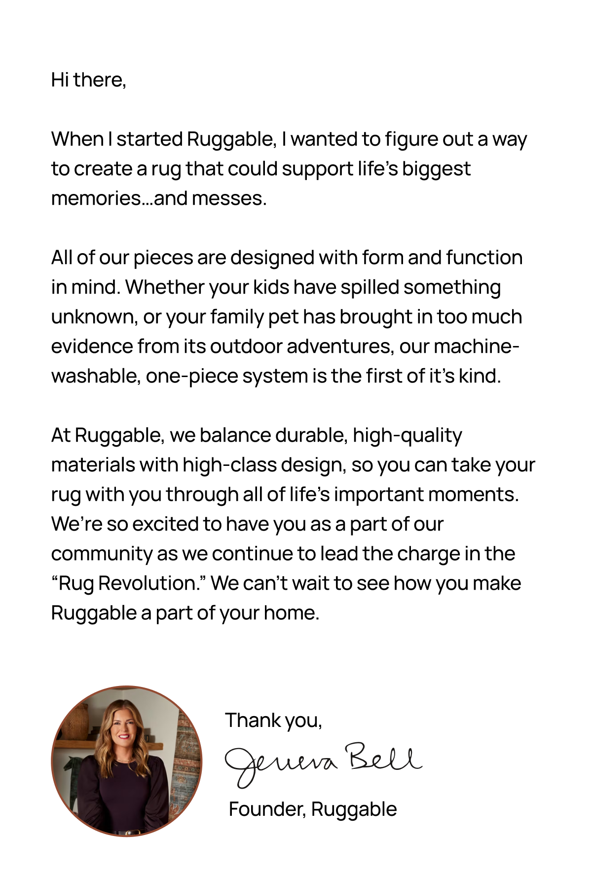 Jeneva Bell's Message 