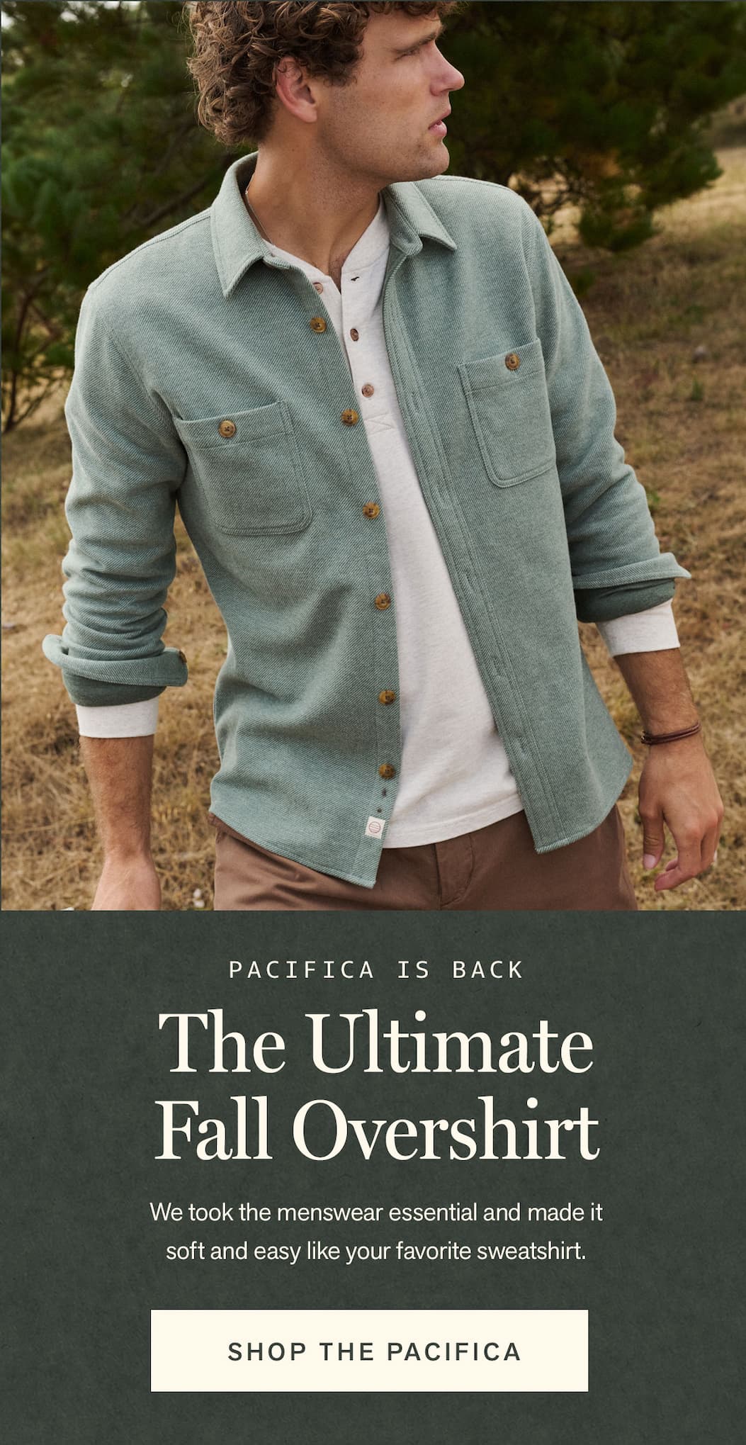 Sharp look. Sweatshirt softness.