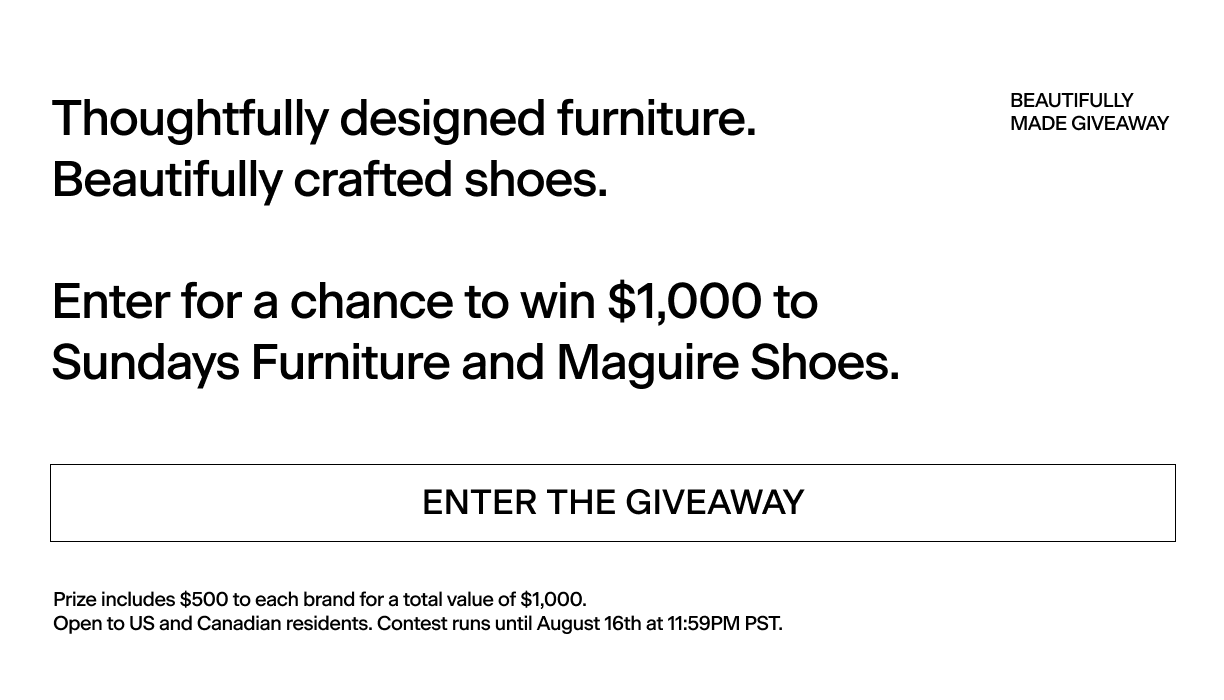 Sundays x Maguire Giveaway