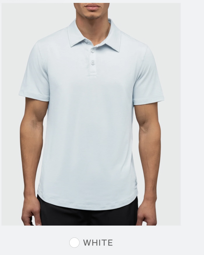 Crossover Polo in White