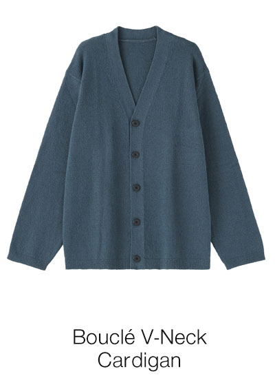 Shop Boucl&eacute; V-Neck Cardigan