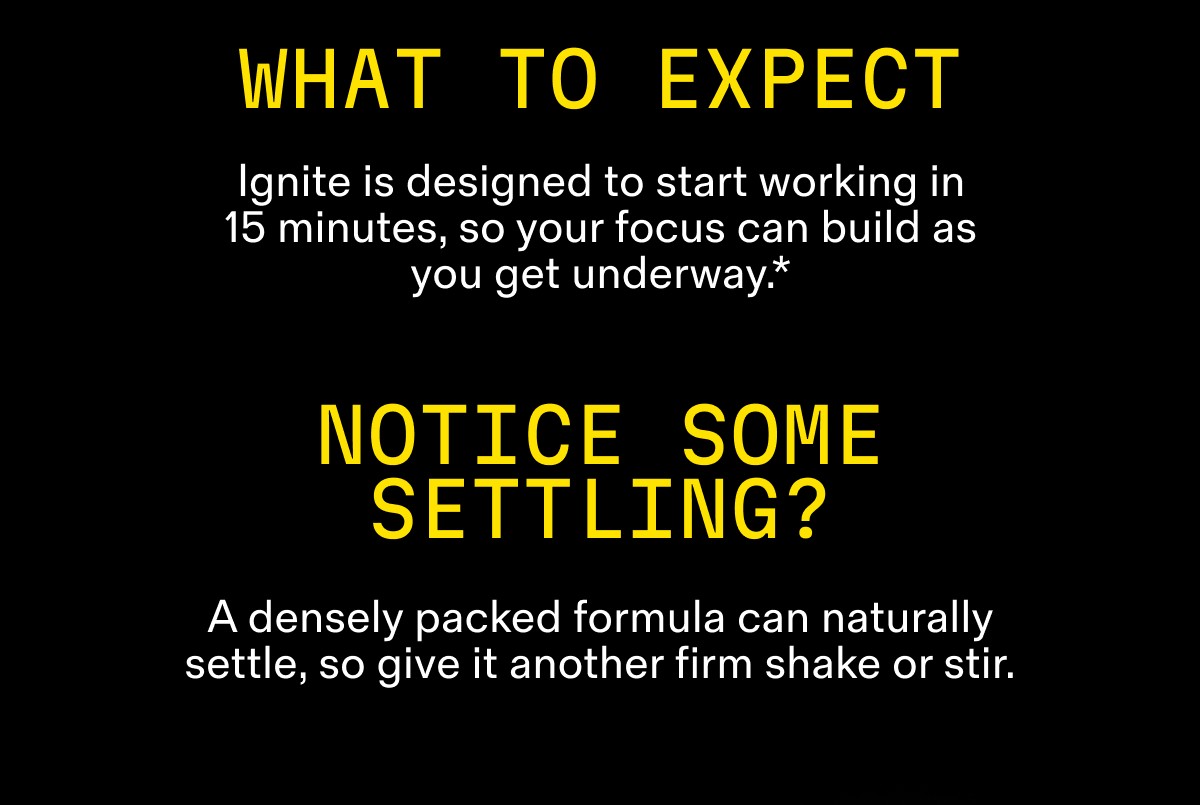 WHAT TO EXPECT | NOTICE SOME SETTLING?