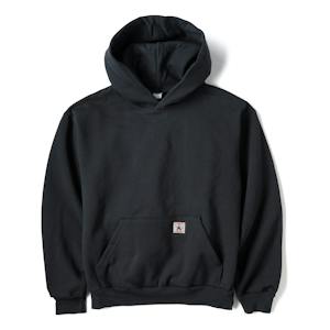 Heavyweight Logo Cross-Neck Hoodie