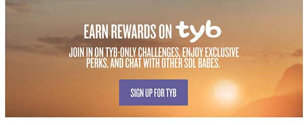 EARN REWARDS ON TYB - SIGN UP FOR TYB