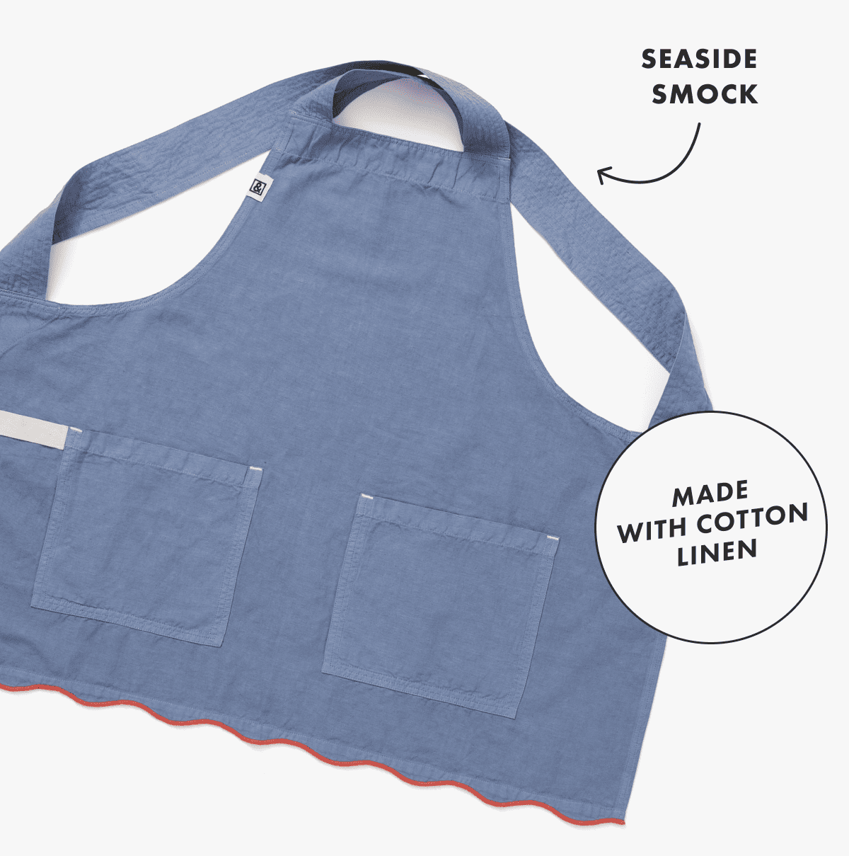 SEASIDE SMOCK | MADE WITH COTTON LINEN